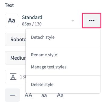 Managing Text Styles in Studio – Bynder Support