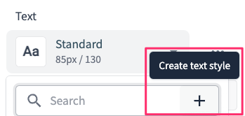 Create a New Text Style in Studio – Bynder Support
