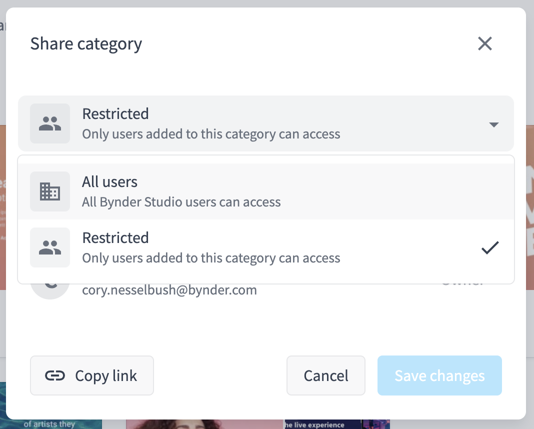 Share Templates in Studio Bynder Support
