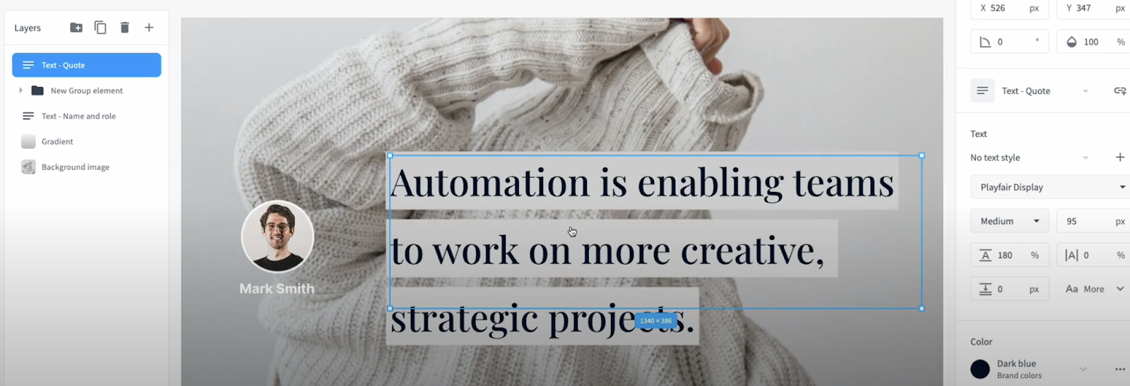 Working with Dynamic Text Backgrounds in Studio – Bynder Support